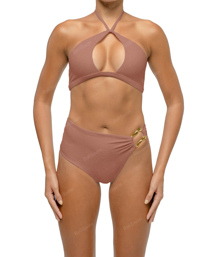 BSWS-B126 Asymetrical Wave Ring Bikini Bottom