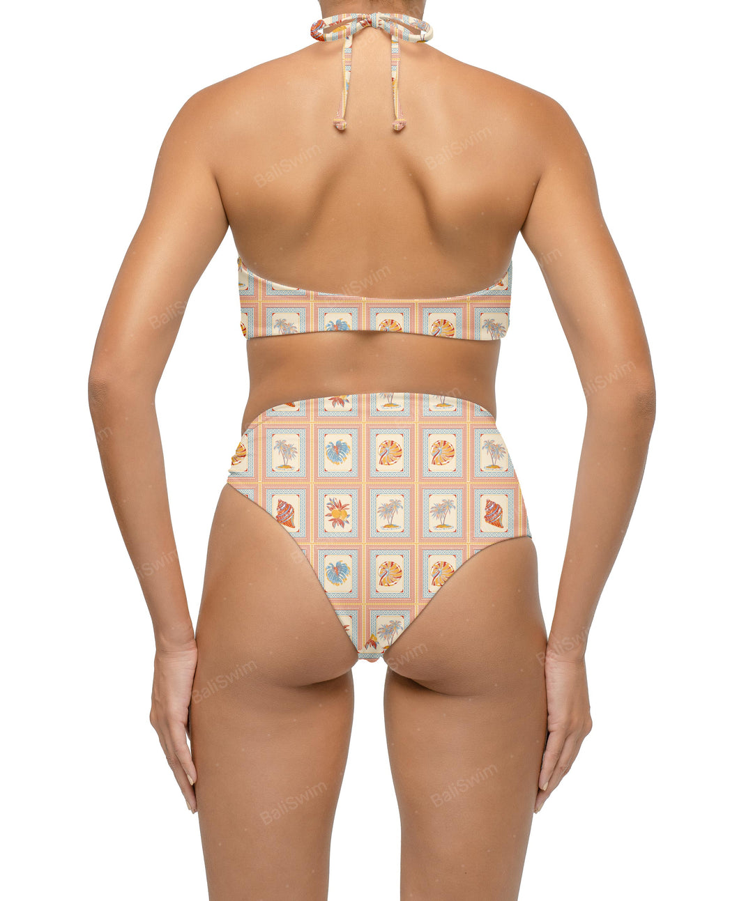 BSWS-T126 Halter Bikini Top