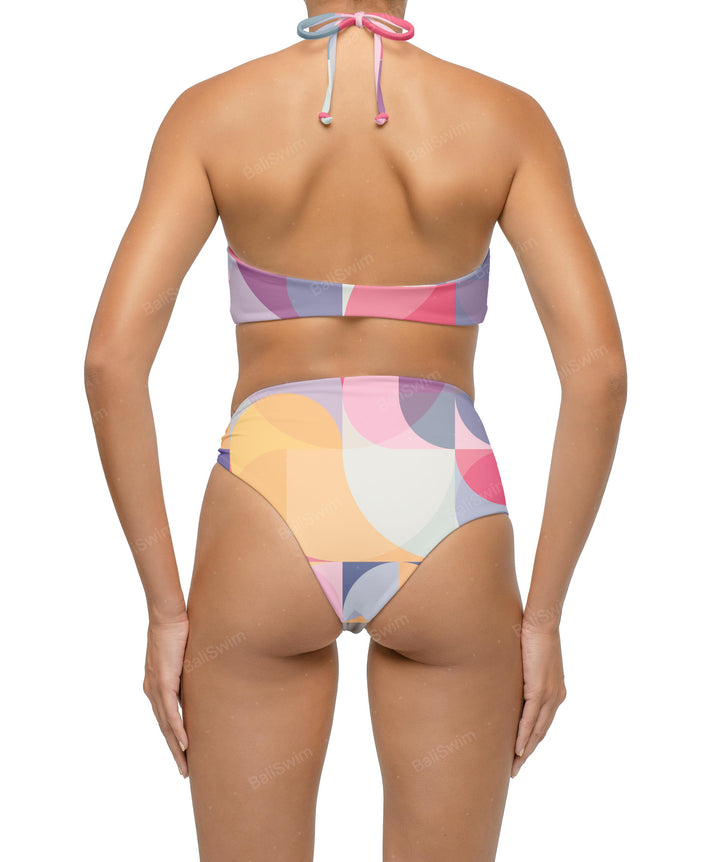 BSWS-B126 Asymetrical Wave Ring Bikini Bottom