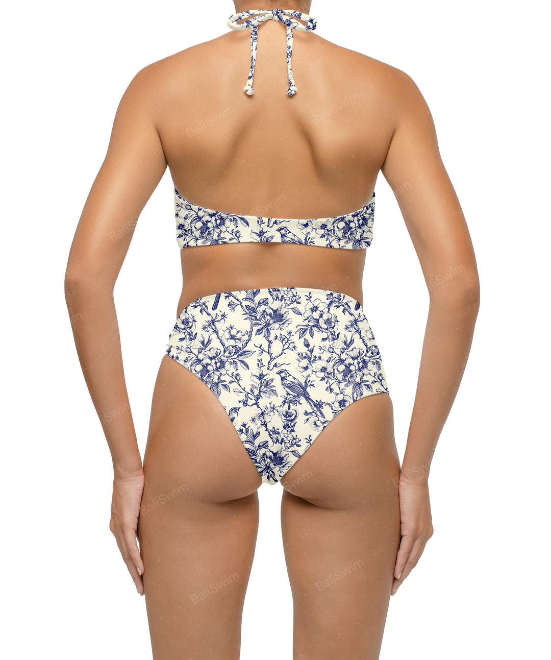 BSWS-B126 Asymetrical Wave Ring Bikini Bottom