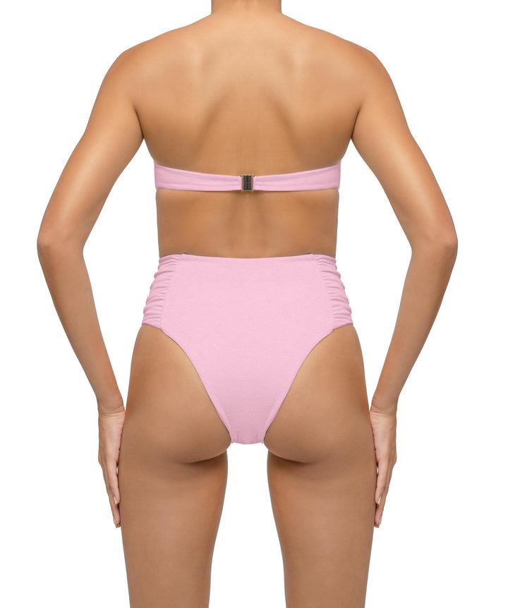 BSWS-T127 Shirred Twisted Front Bandeau Top