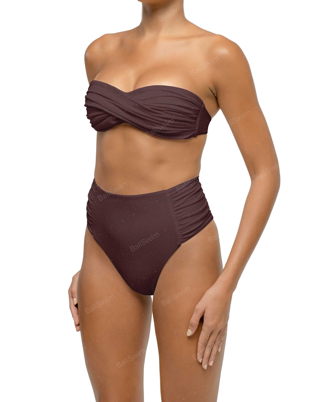 BSWS-T127 Twist Bandeau Bikini Top
