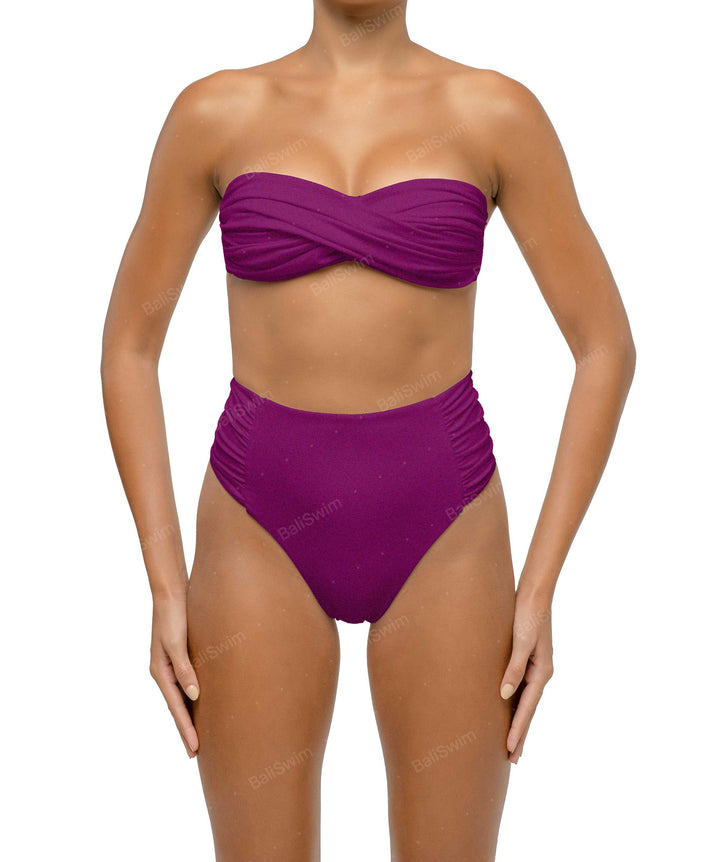 BSWS-T127 Twist Bandeau Bikini Top