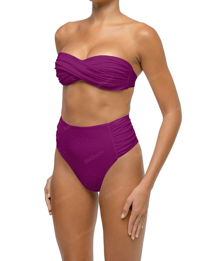 BSWS-T127 Twist Bandeau Bikini Top