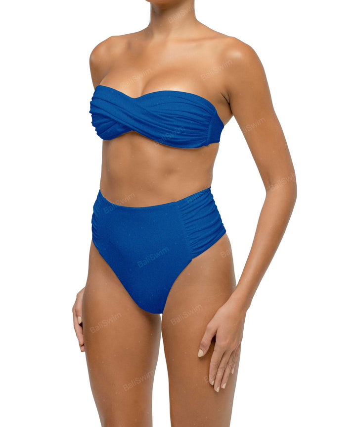 BSWS-T127 Twist Bandeau Bikini Top