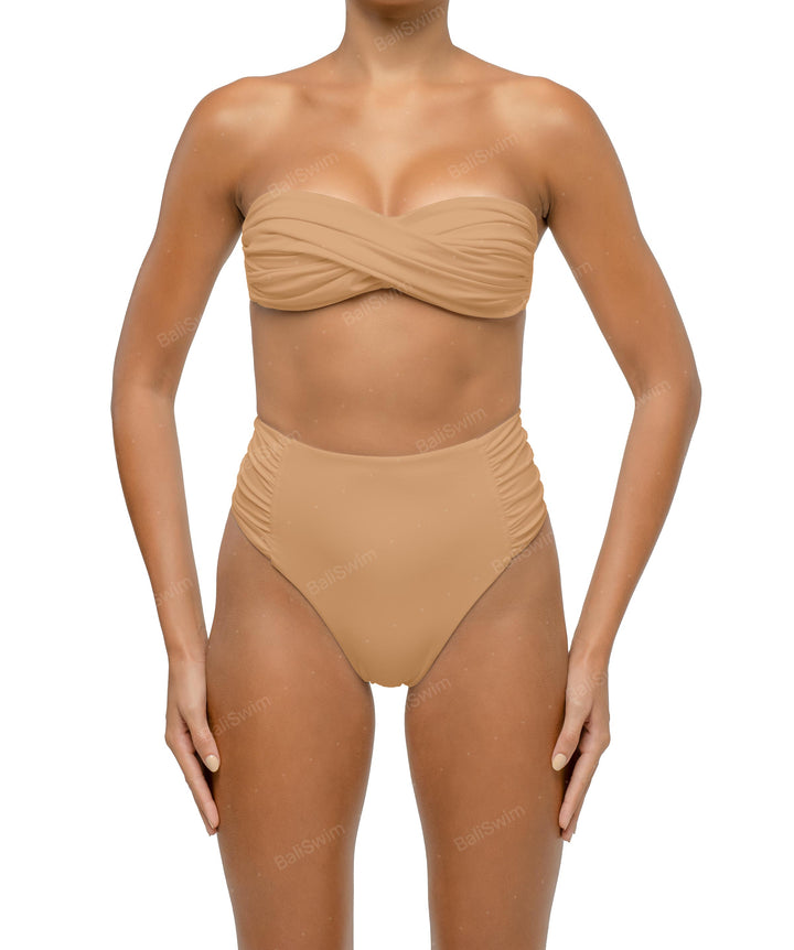 BSWS-T127 Twist Bandeau Bikini Top