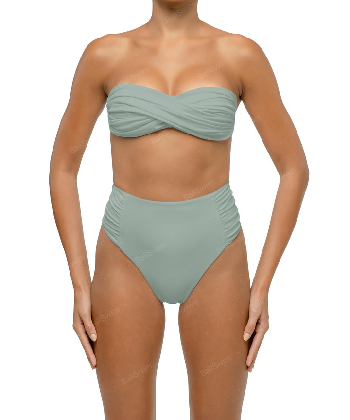 BSWS-T127 Twist Bandeau Bikini Top