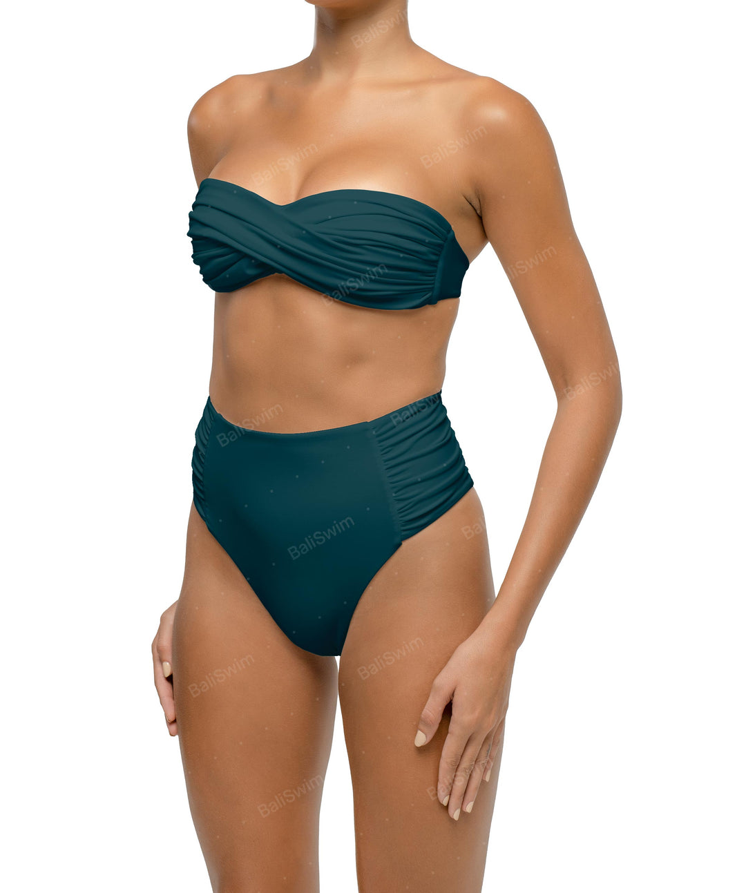 BSWS-T127 Twist Bandeau Bikini Top