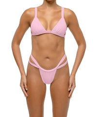 BSWS-T128 Double Straps Triangle Bikini Top