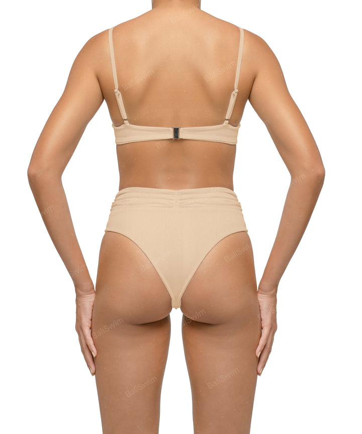 BSWS-B131 Ruched Bikini Bottom
