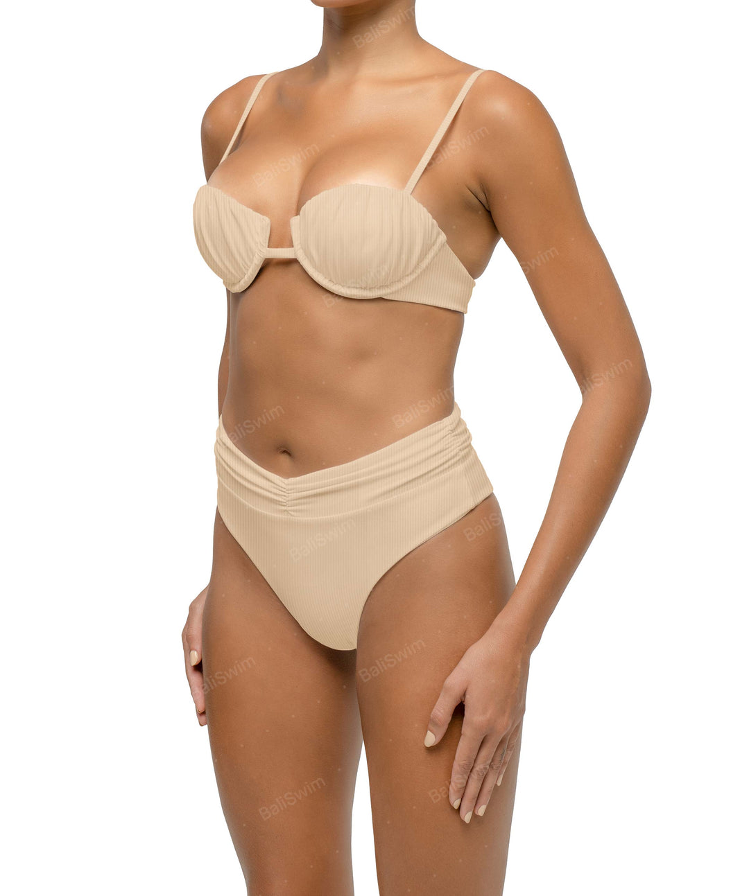 BSWS-B131 Ruched Bikini Bottom