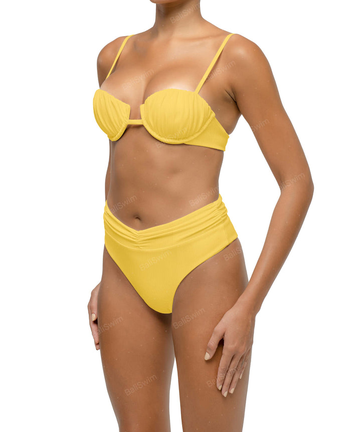 BSWS-B131 Ruched Bikini Bottom