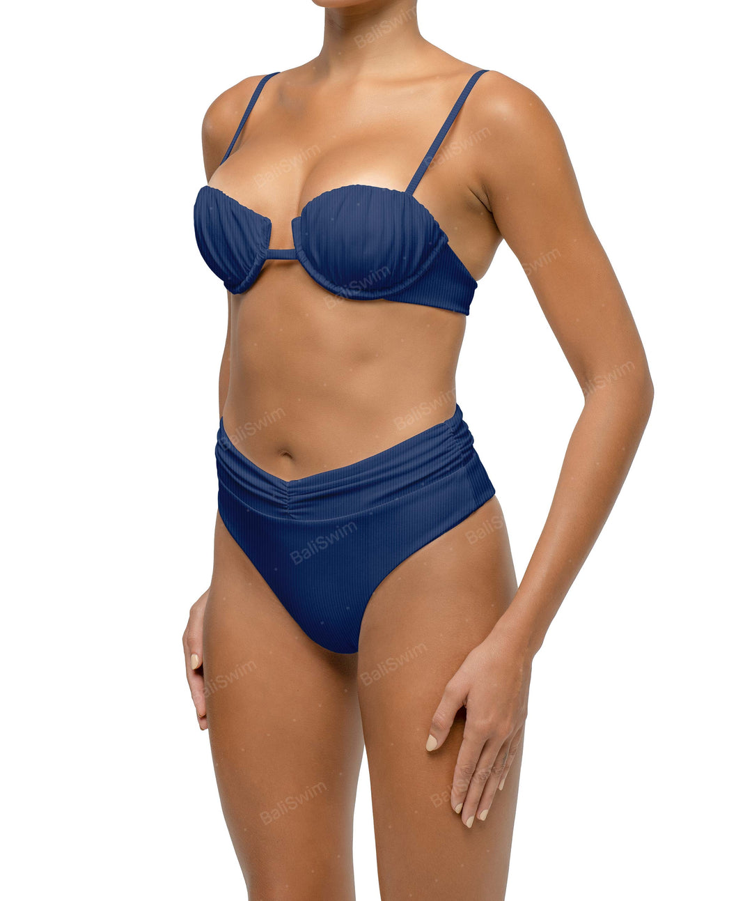 BSWS-B131 Ruched Bikini Bottom