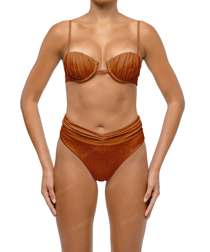 BSWS-B131 Ruched Bikini Bottom