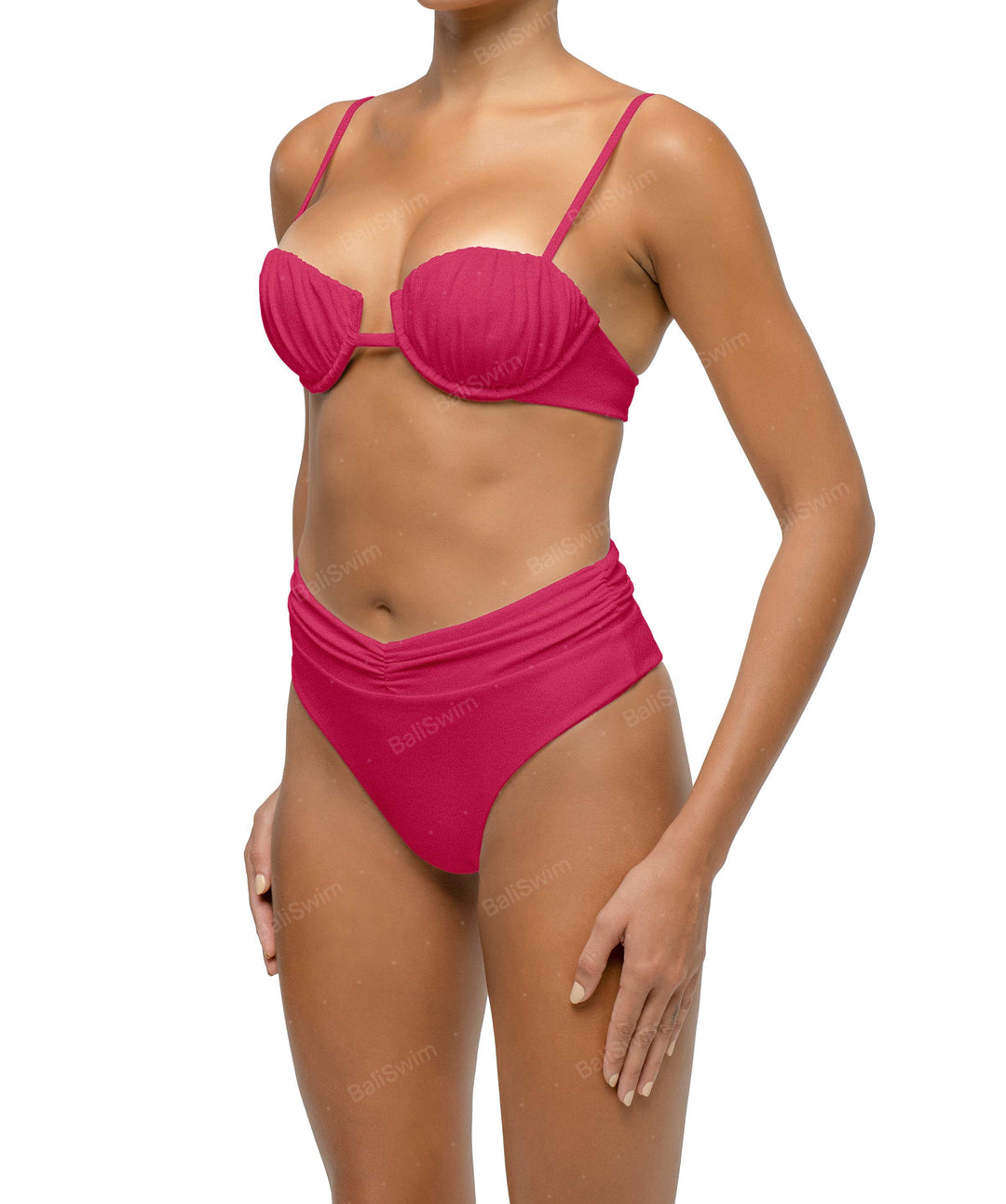 BSWS-B131 Ruched Bikini Bottom
