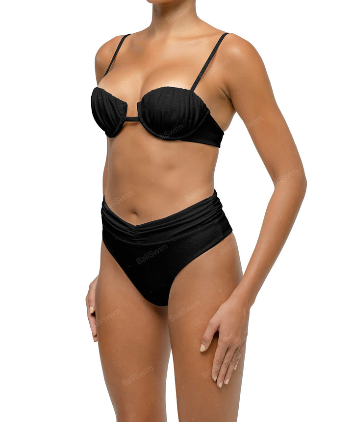 BSWS-B131 Ruched Bikini Bottom