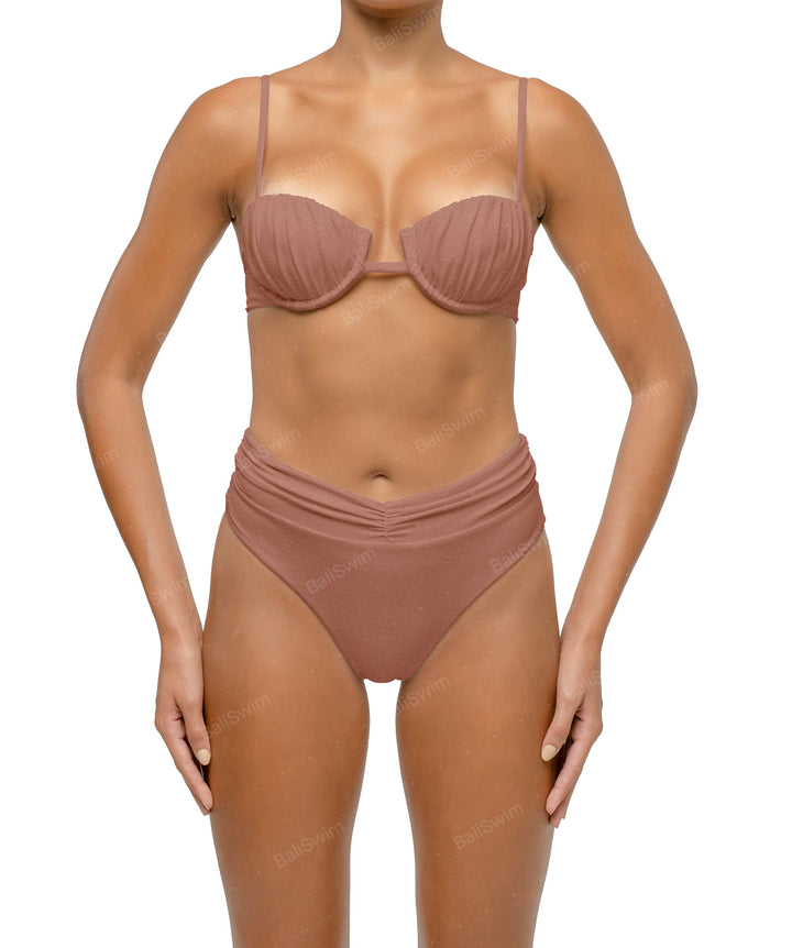 BSWS-B131 Ruched Bikini Bottom
