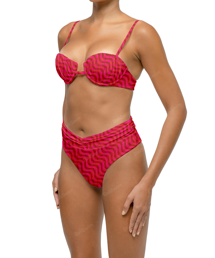 BSWS-B131 Ruched Bikini Bottom