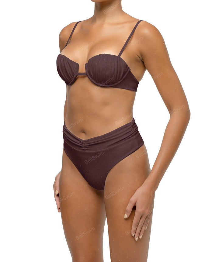 BSWS-B131 Ruched Bikini Bottom