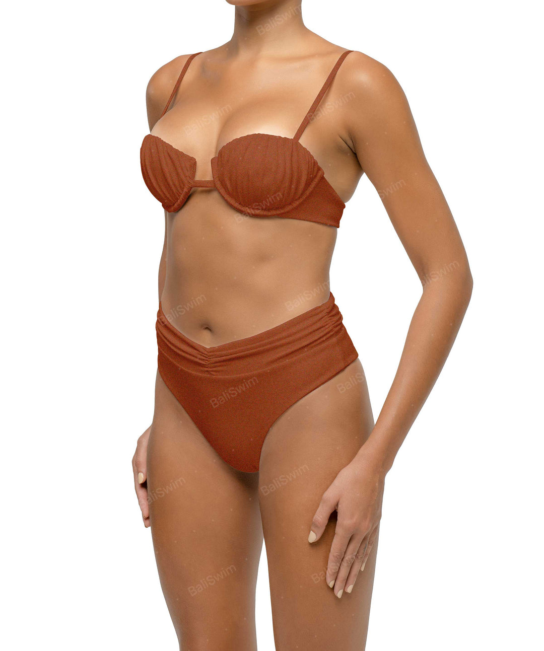 BSWS-B131 Ruched Bikini Bottom