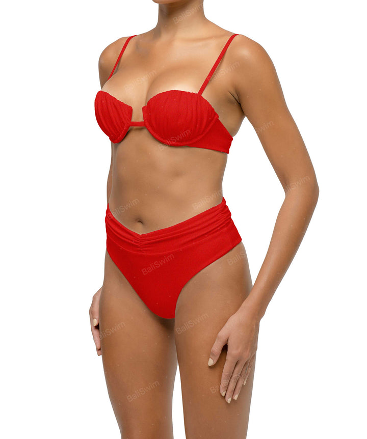 BSWS-B131 Ruched Bikini Bottom