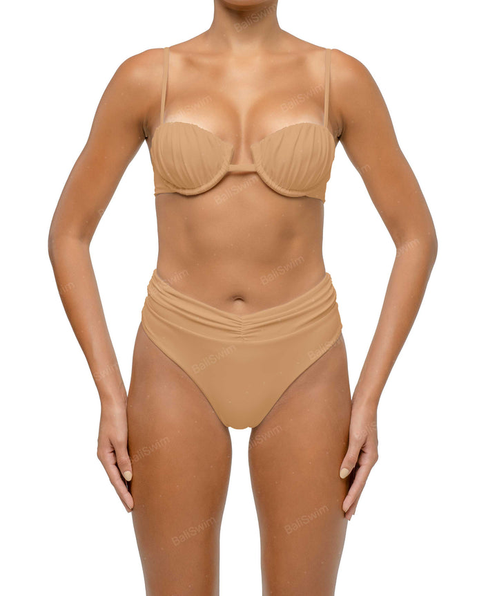 BSWS-B131 Ruched Bikini Bottom