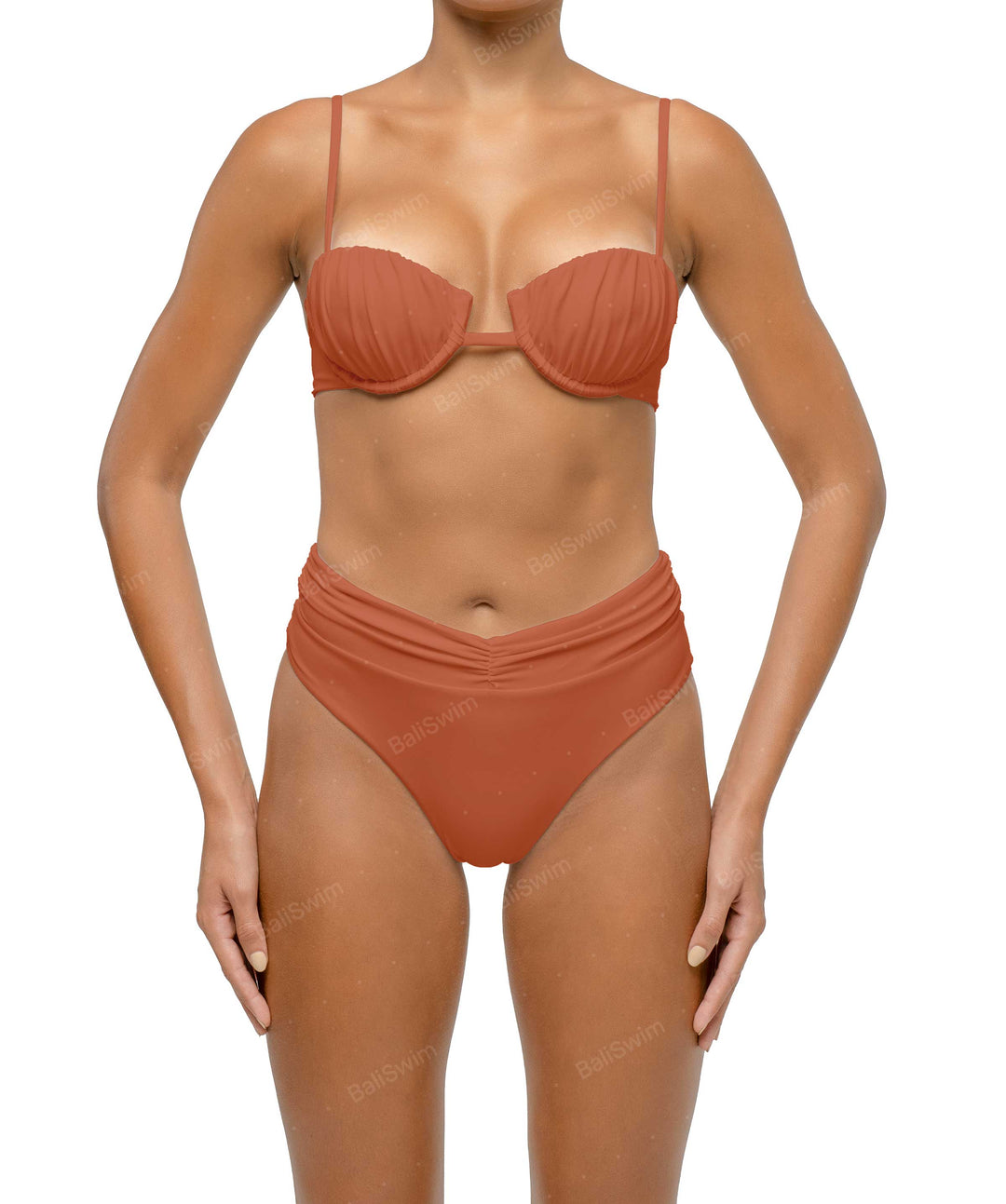 BSWS-B131 Ruched Bikini Bottom
