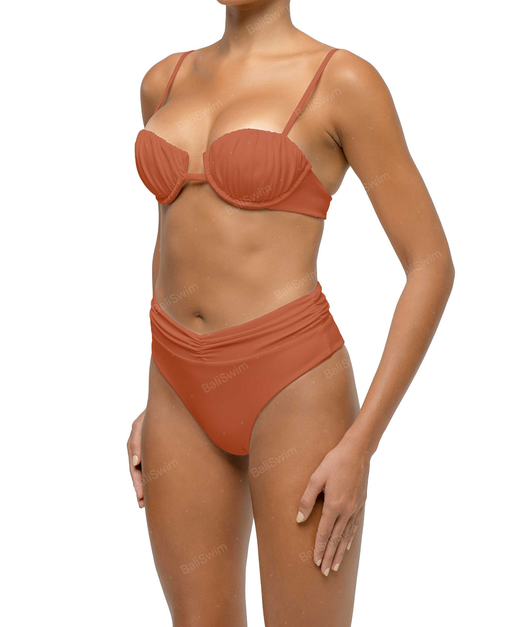 BSWS-B131 Ruched Bikini Bottom