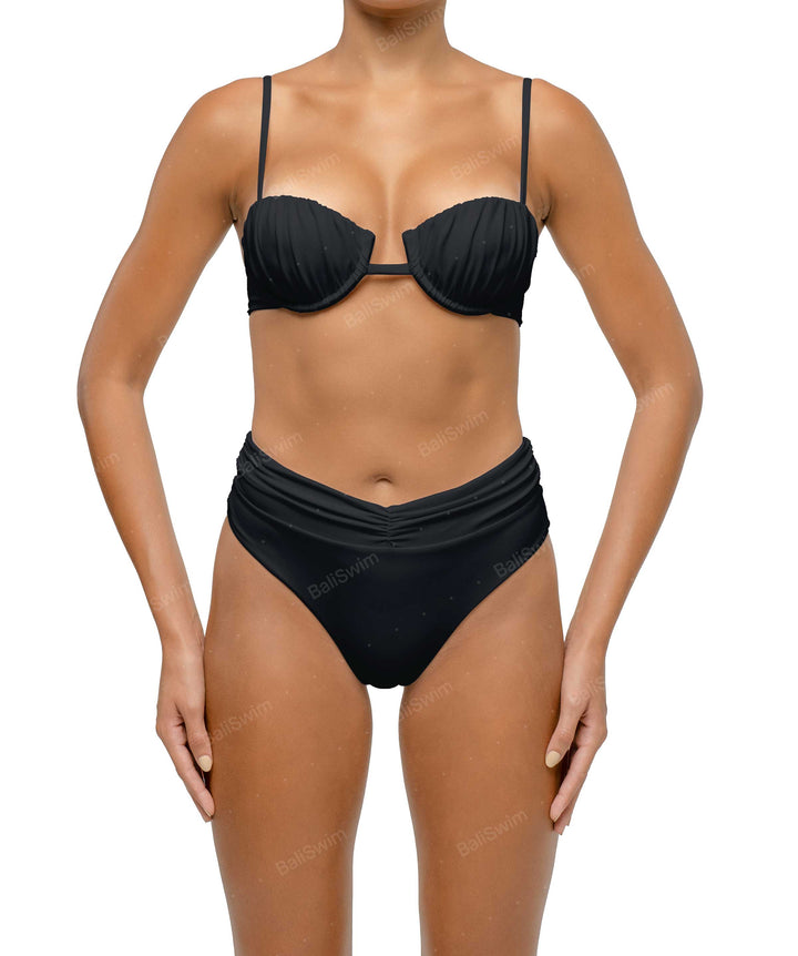 BSWS-B131 Ruched Bikini Bottom