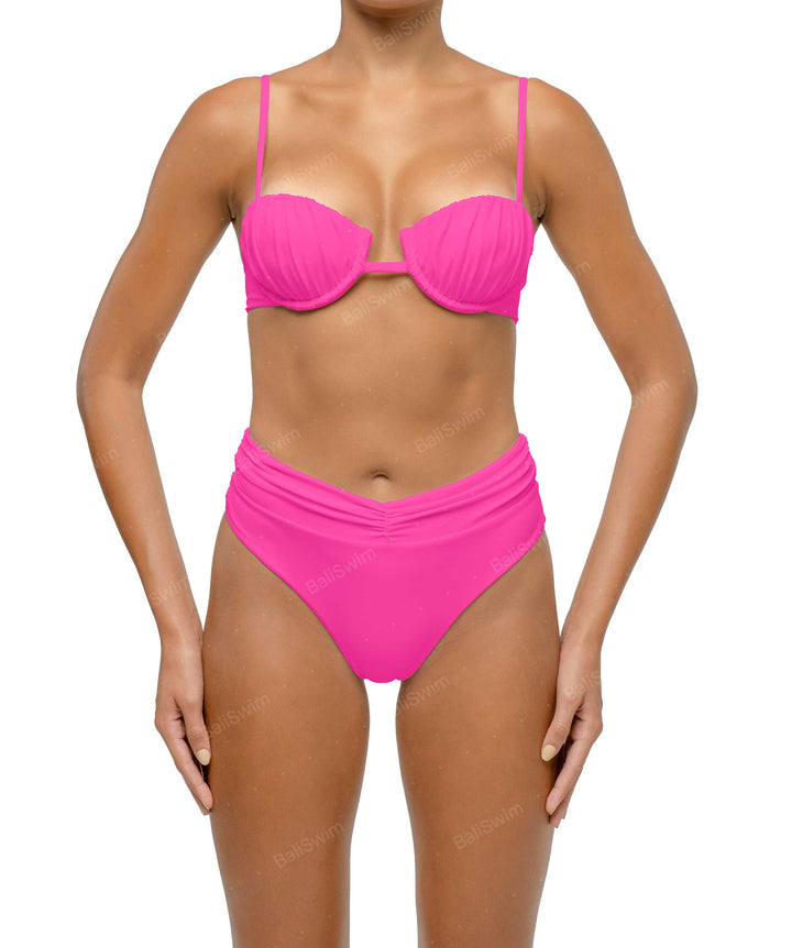 BSWS-B131 Ruched Bikini Bottom