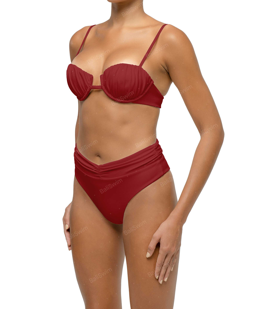 BSWS-B131 Ruched Bikini Bottom