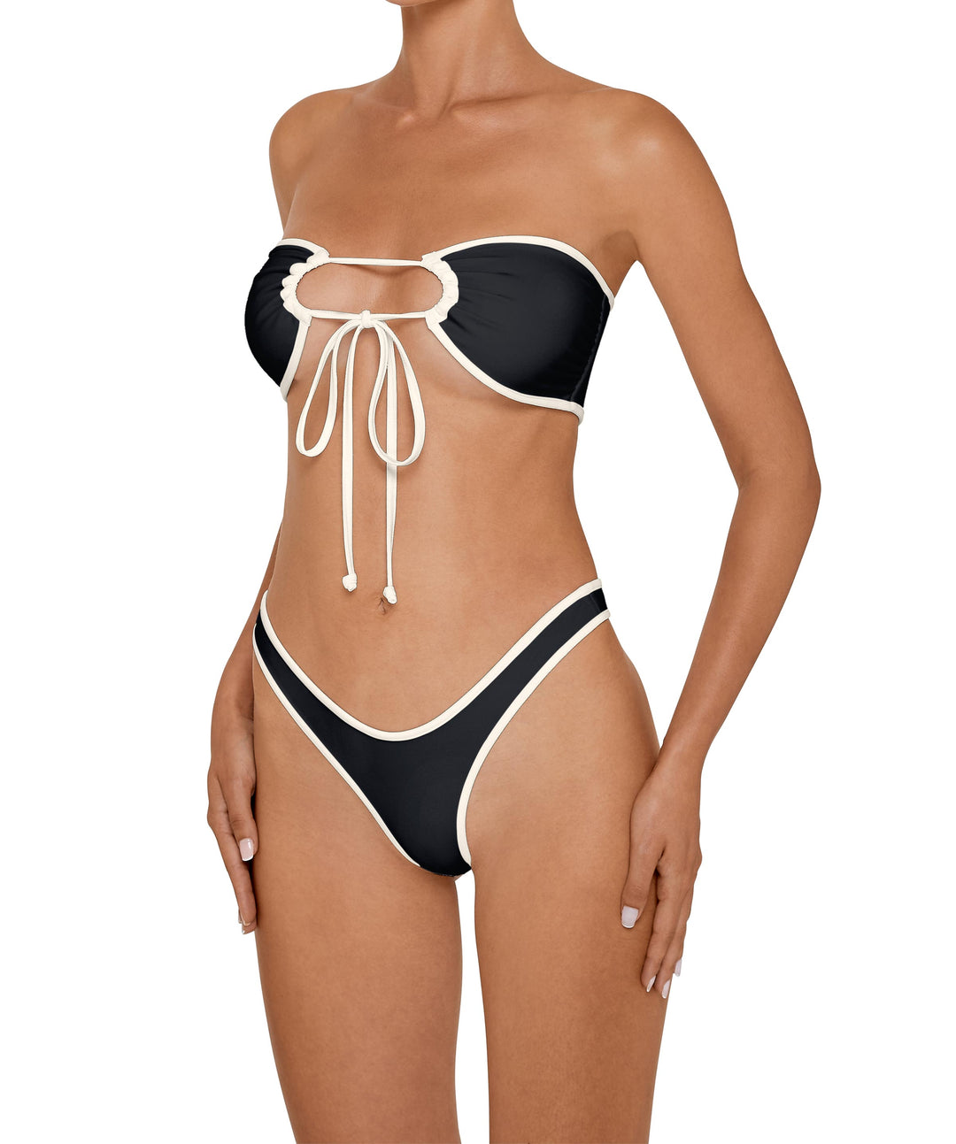 BSWS-B137 High Cut Cheeky Bottom With Binding