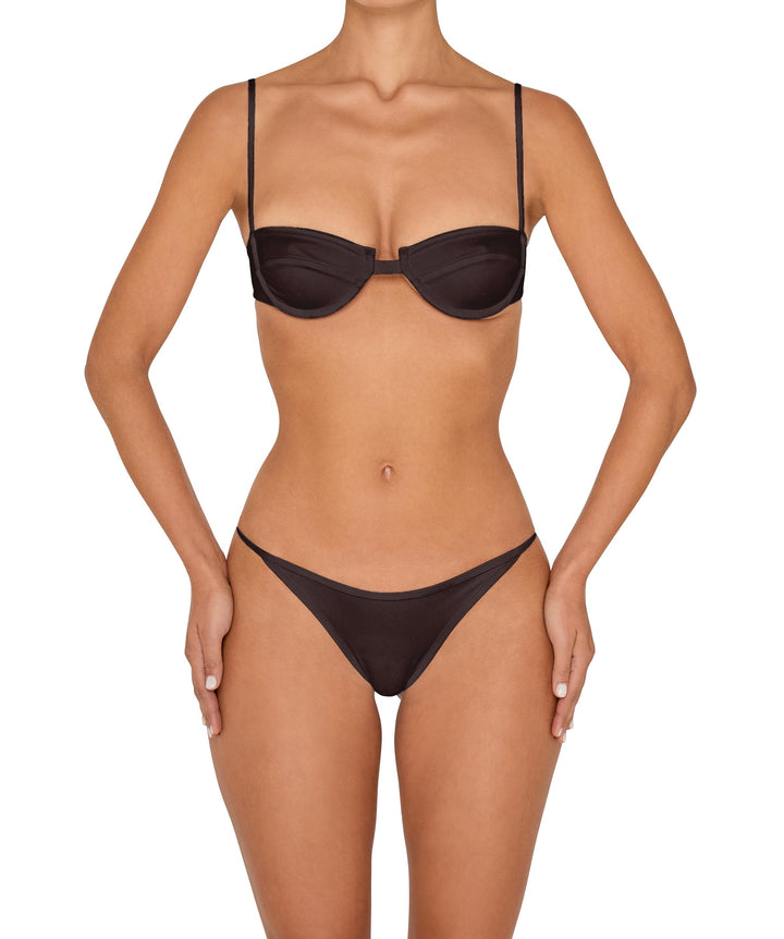 BSWS-T139 Self Tie Underwire Top