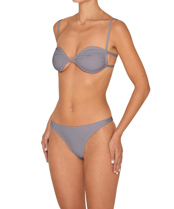 BSWS-T142 Binding Ruched Bralette Top