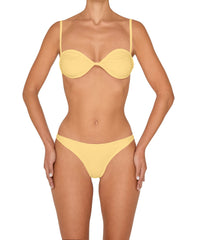 BSWS-T142 Binding Ruched Bralette Top