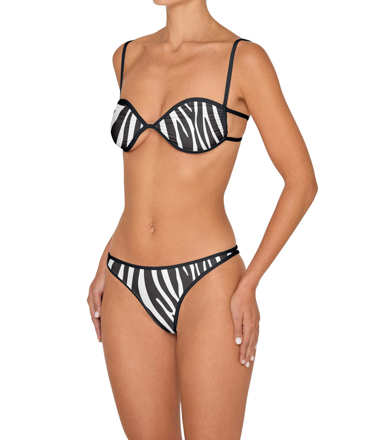BSWS-T142 Binding Ruched Bralette Top