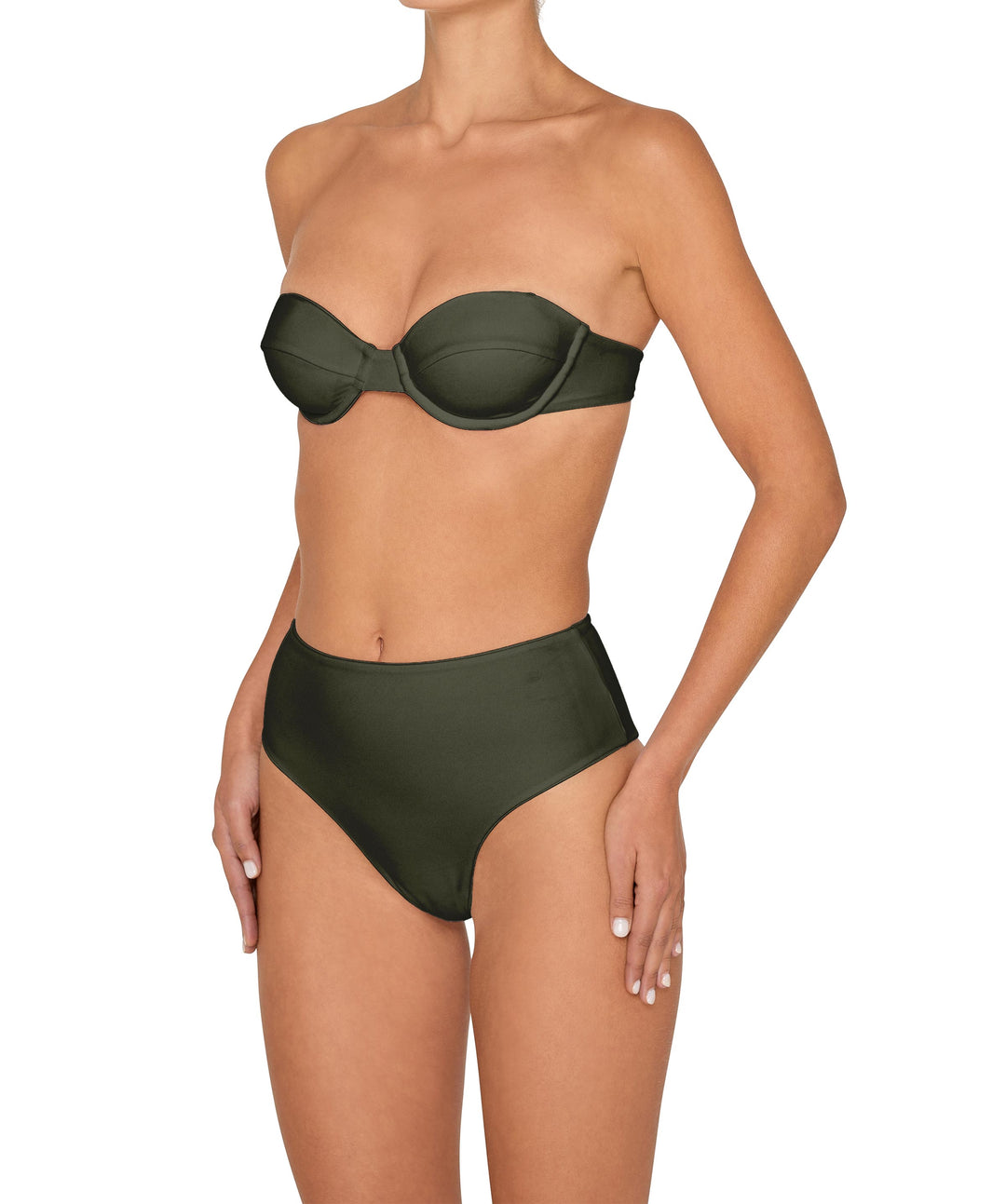 BSWS-B145 Highwaisted Bottom Cheeky Coverage