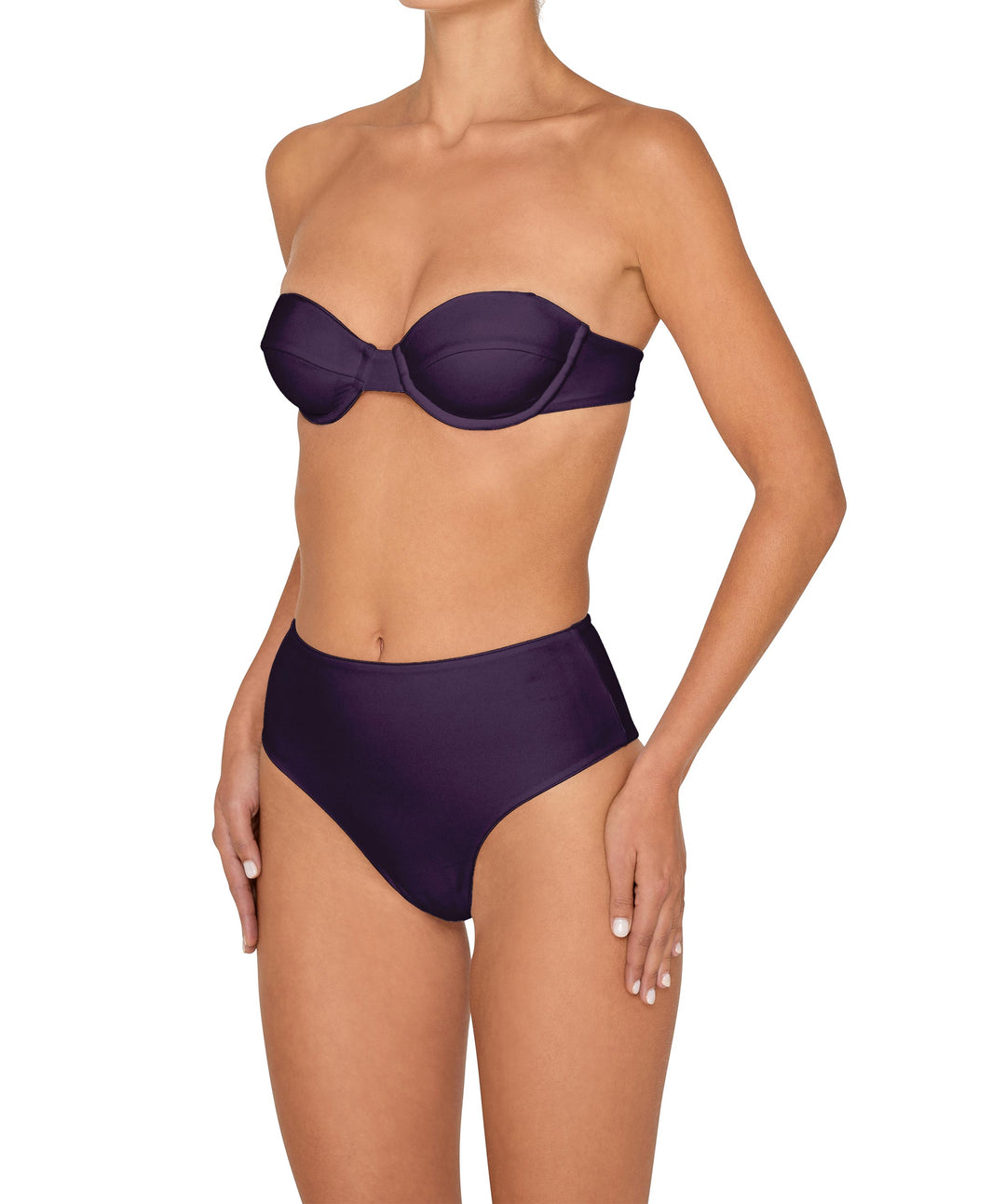 BSWS-B145 Highwaisted Bottom Cheeky Coverage