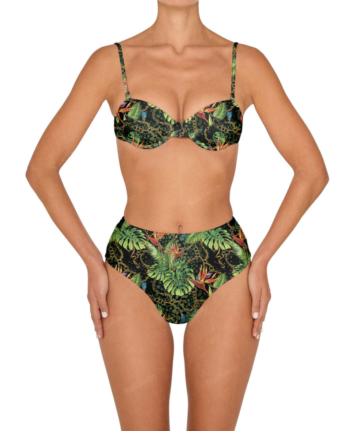 BSWS-T145 Balconette Underwire Top With Removable Straps