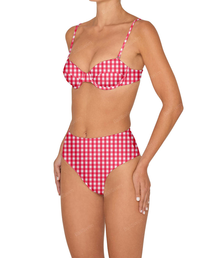 BSWS-T145 Balconette Underwire Top With Removable Straps