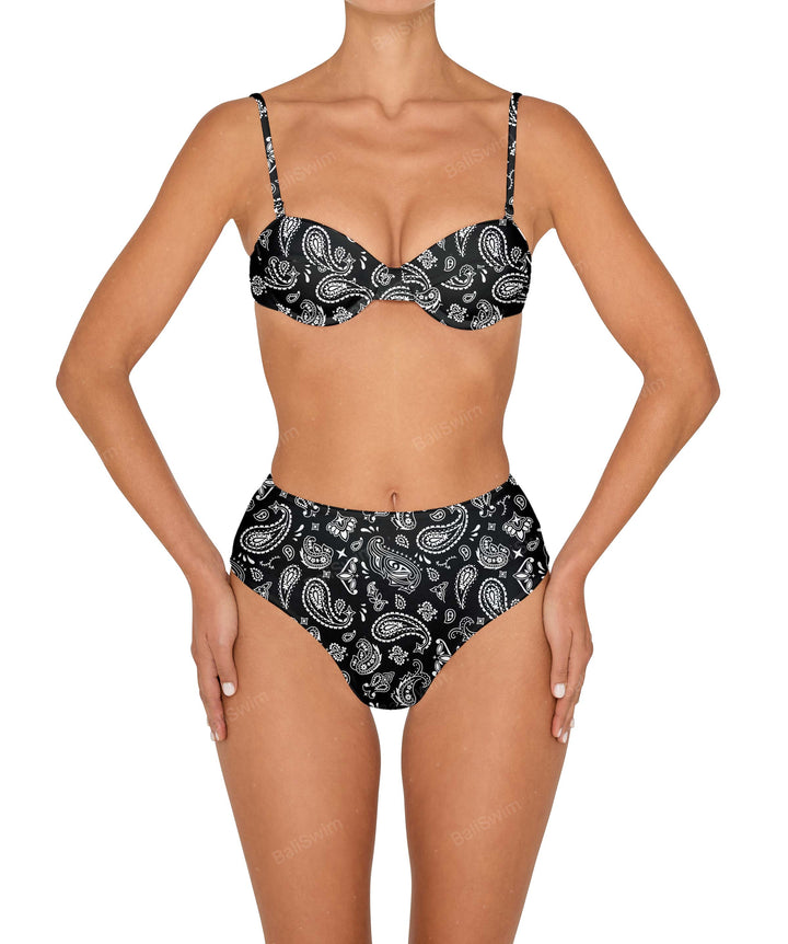 BSWS-T145 Balconette Underwire Top With Removable Straps