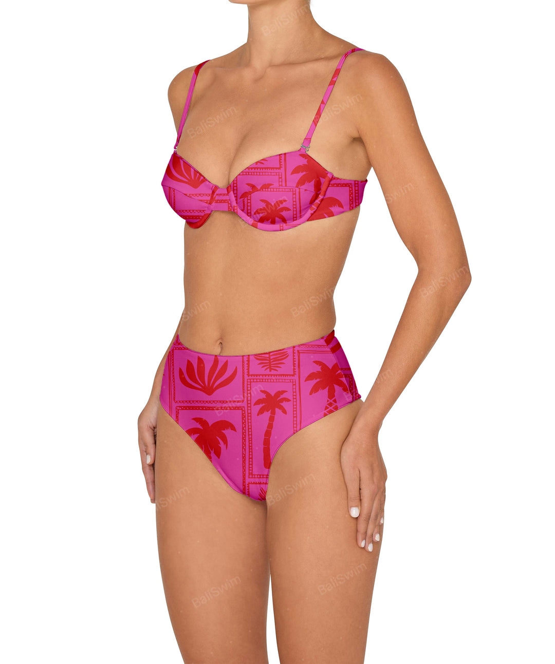 BSWS-B145 Highwaisted Bottom Cheeky Coverage