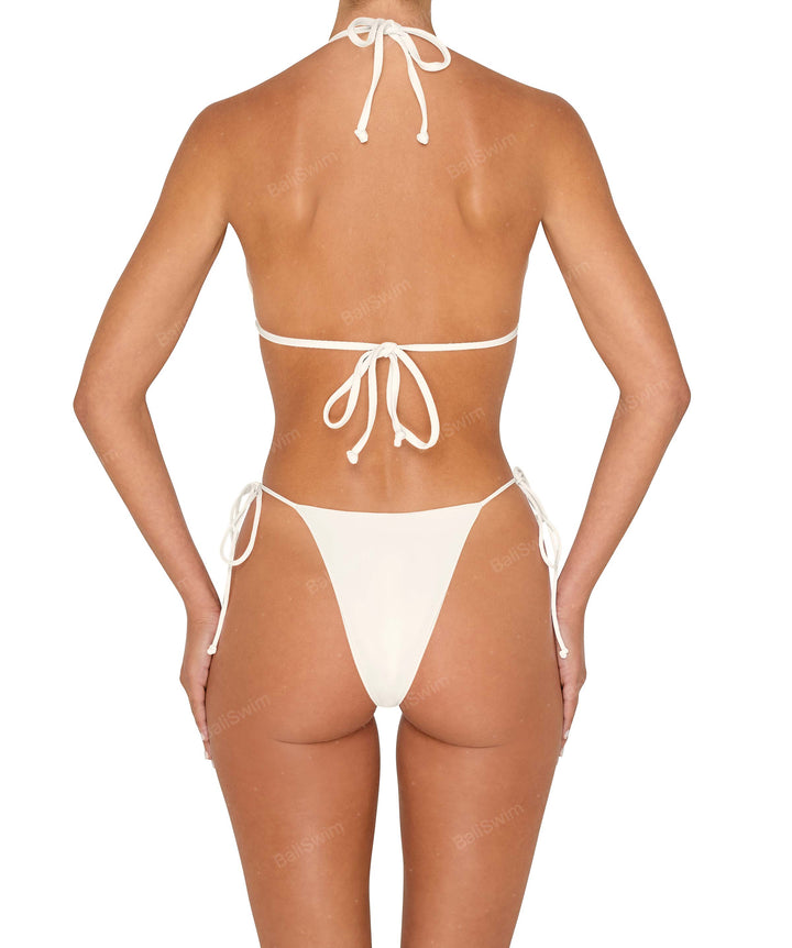 BSWS-B146 Tie Side Flower Crochet Cheeky Bottom