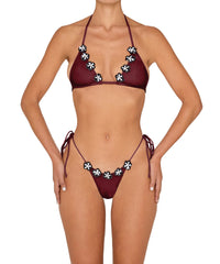 BSWS-T146 Triangle Top With Flower Crochet