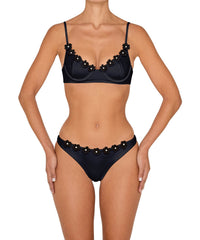 BSWS-B147 Classic Seamless Bottom With Flower Crochet