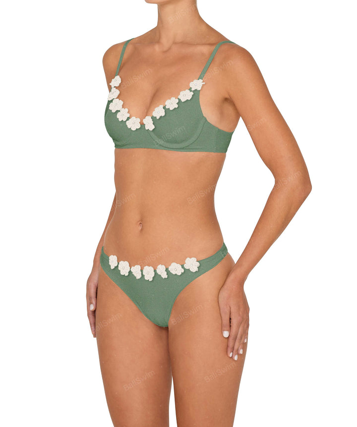 BSWS-B147 Classic Seamless Bottom With Flower Crochet