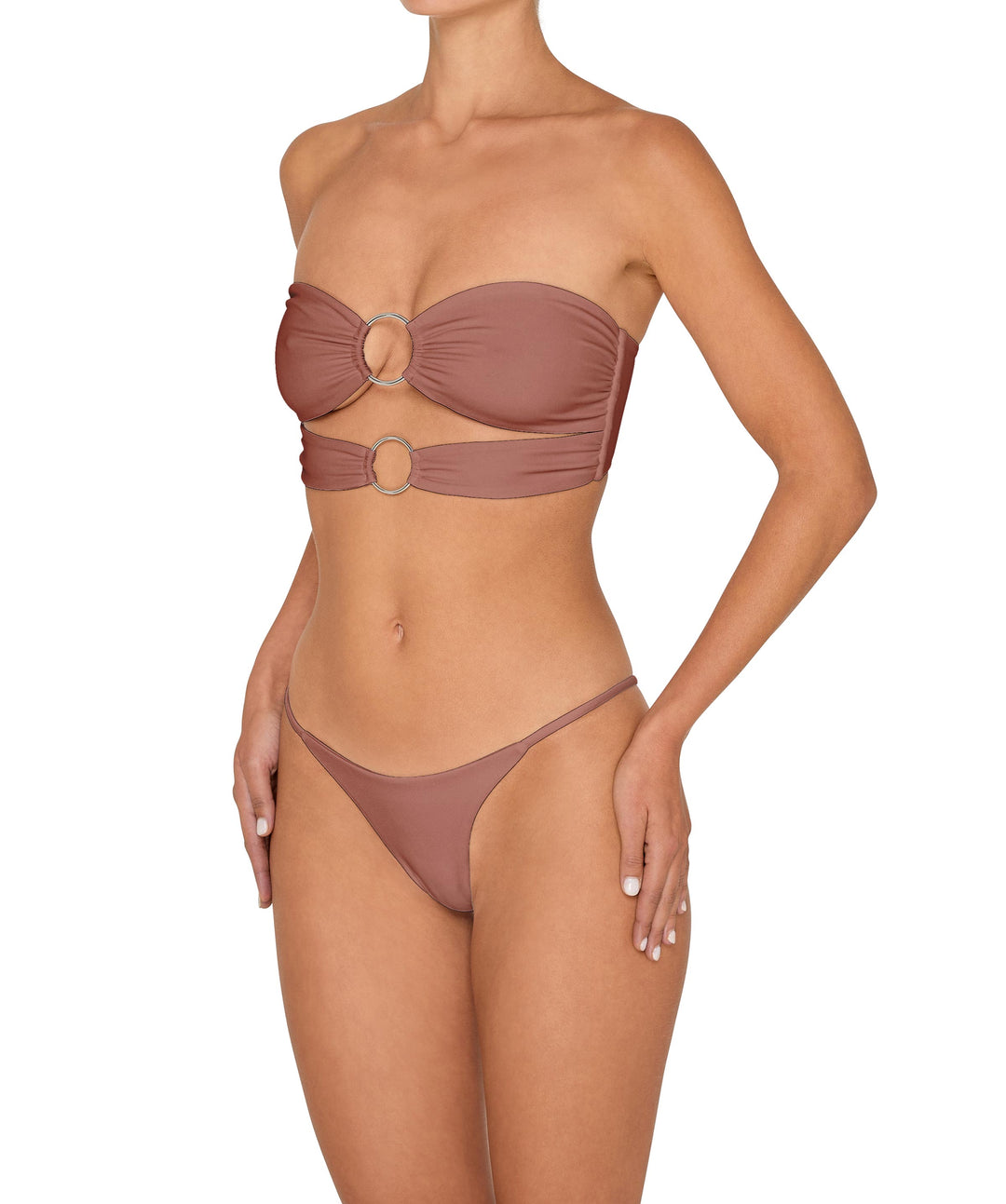 BSWS-T149 Double O Ring Center Bandeau Top