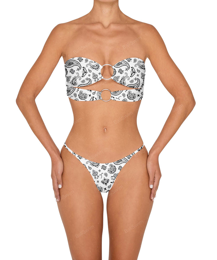 BSWS-B149 Curved Waist High Leg Bottom