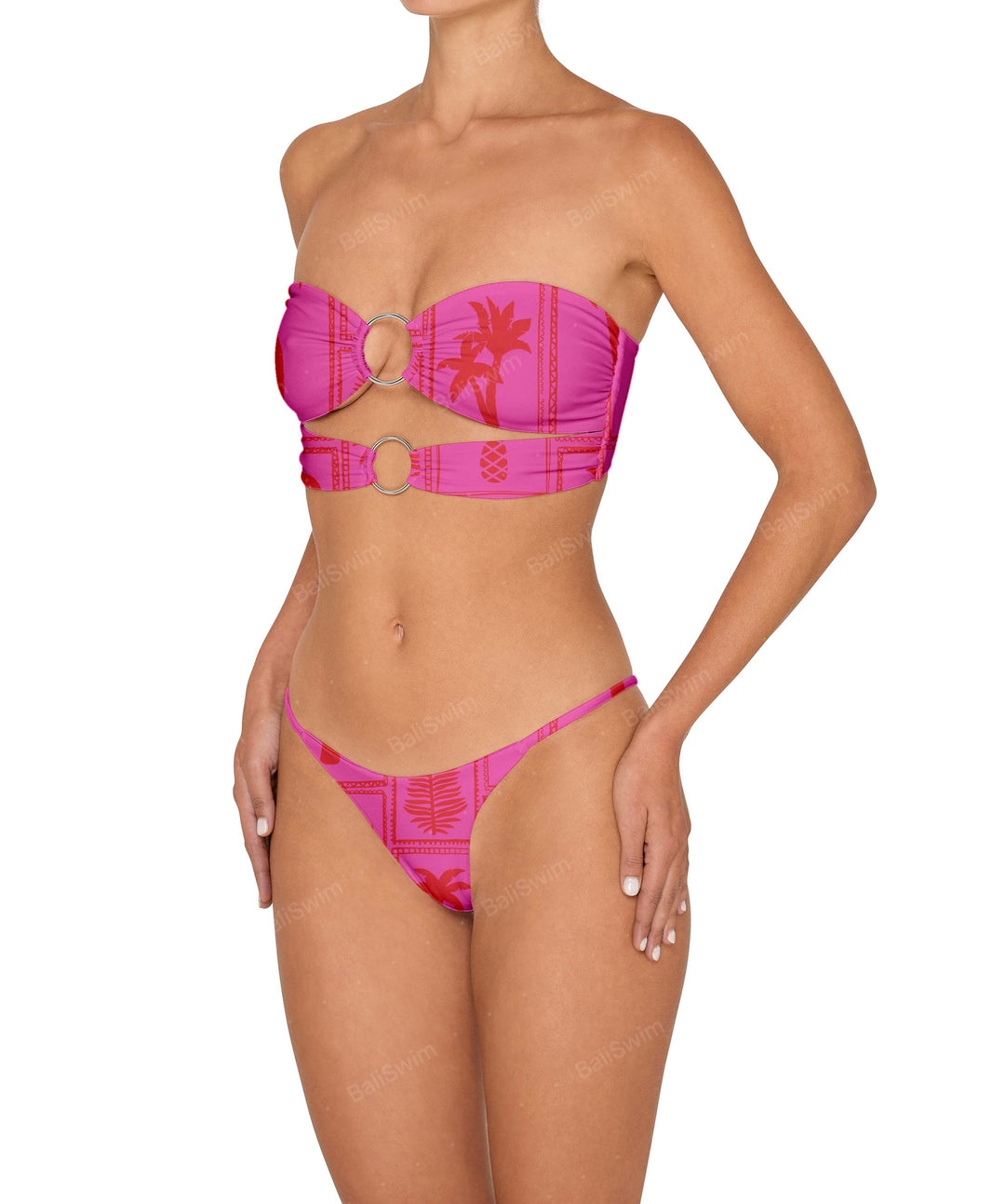 BSWS-B149 Curved Waist High Leg Bottom