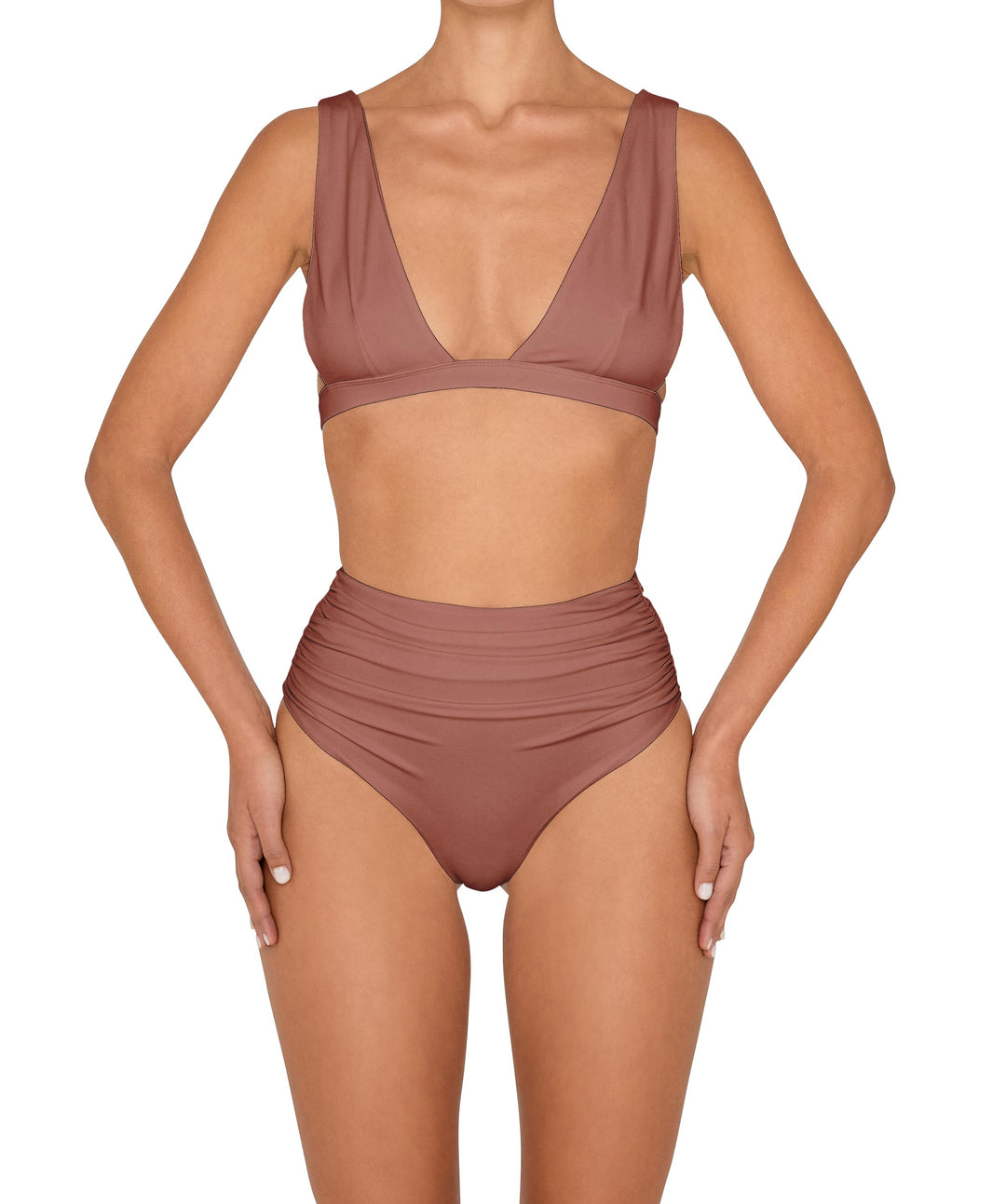 BSWS-T150 Hi-Line Top With Underbust Band & Back Clasp